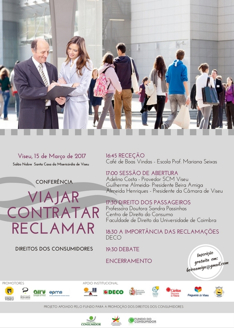 Cartaz de Divulgação - Conferência «Viajar, Contratar, Reclamar» (15.03.2017) - Cópia